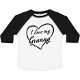 thumbnail image 3 of Inktastic I Love My Granny in Black Chalk Heart Boys or Girls Toddler T-Shirt, 3 of 5