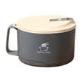 thumbnail image 1 of Stainless Noodle Box 1100Ml Cooker Bowl with Lid and Handle Filterable Design Grade Stainless Cover Lightweight Portable | Instant Noodle Soup Container Dinnerware Set,Tableware,Cutlery Set,Ceramic P, 1 of 9