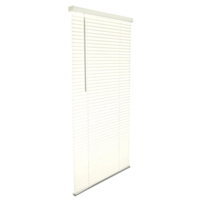 Vinyl 1 in. Cordless MiniBlinds, 23 x 42 in. Alabaster