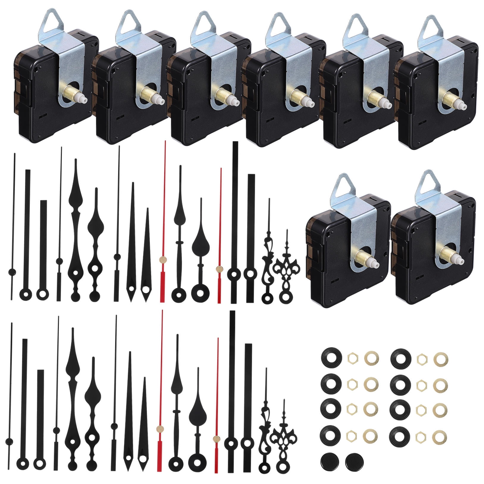UPOUART 8Set Quartz Movement Replacement Part for Wall Clocks Repair Simple Design