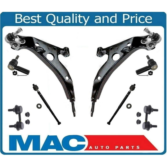 New Control Arms Ball Joint Sway Bars & Tie Rods 8Pcs fits 96-00 Rav4 4 Door