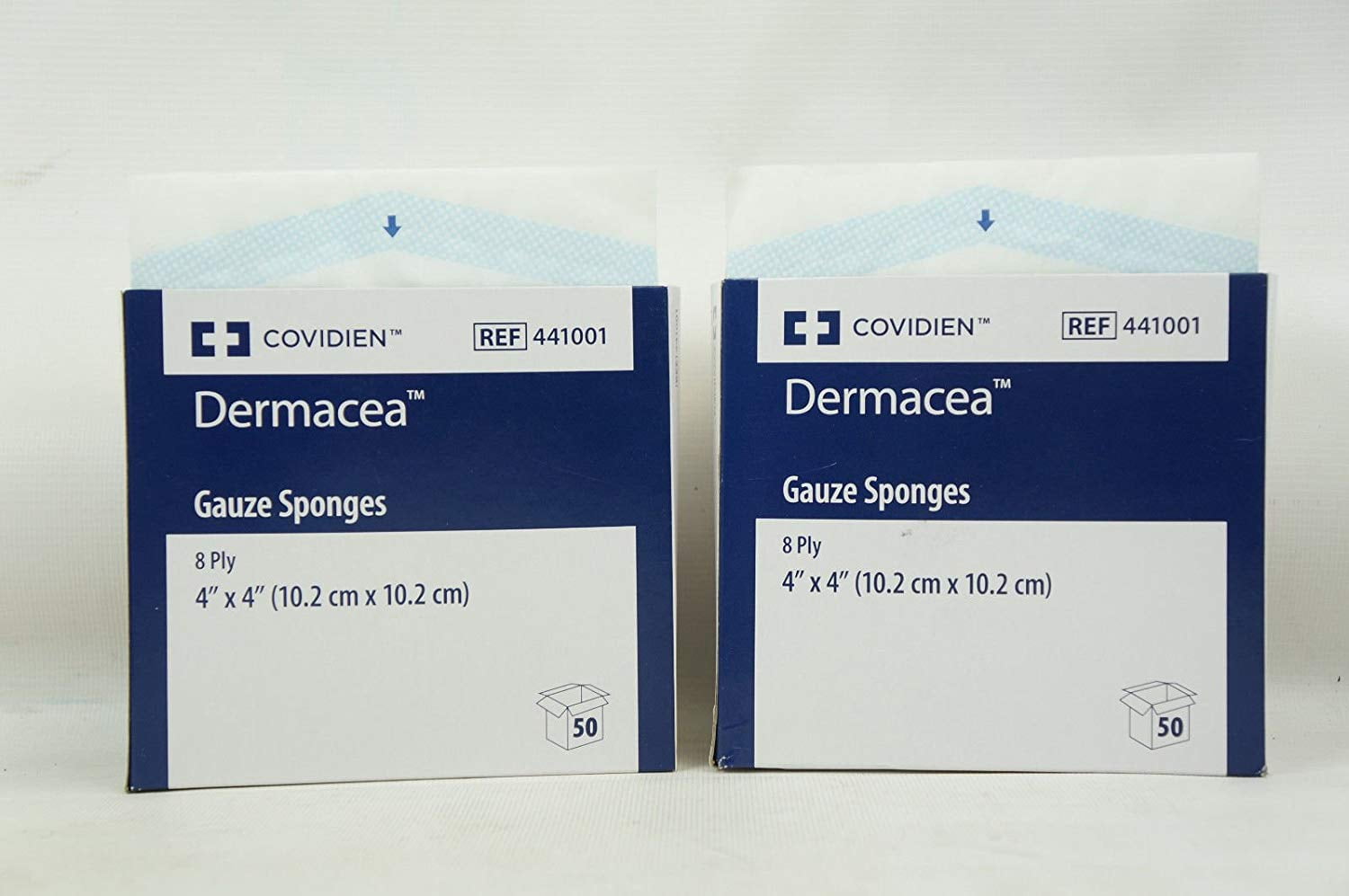 Covidien 441001 Dermacea Gauze Sponge 8 Ply Sterile 4 in. x 4 in. (2