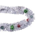 thumbnail image 2 of Melrose International Tinsel and Bell Garland (Set of 2) 6'L Plastic, 2 of 2