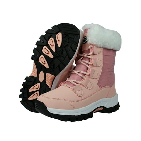 

Women Winter Snow Boots Faux Fur Lining Winter Shoes Warm Water Resistant Winter Boots Outdoor Hiking Boots