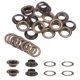 thumbnail image 1 of Kit de 20 ojales de metal de cobre de 12 mm con arandelas para cortinas, lonas, bolsas de cuero, bricolaje, bronce, 1 of 6