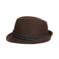 thumbnail image 4 of Britta Products Fedora Holiday Oktoberfest Hat - Wool - Brown XL (7 1/2 to 7 5/8), 4 of 5