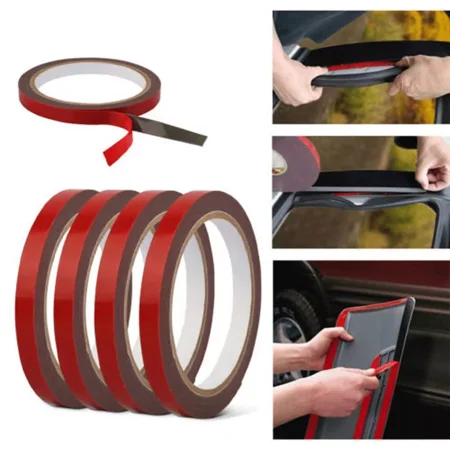 2-Pack Acrylic Foam Double Sided Car Mounting Adhesive Tape - 3m x 10mm for Auto and Truck