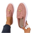 thumbnail image 7 of DIVVce Womens Shoes Slip On Mule Loafers With Tassel Accent And Platform Sole For Casual Everyday And Office Wear, 7 of 7