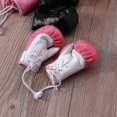 thumbnail image 5 of Colgante de guantes de boxeo en negro, azul, rosa y blanco, mini guantes de boxeo, azul, 5 of 5
