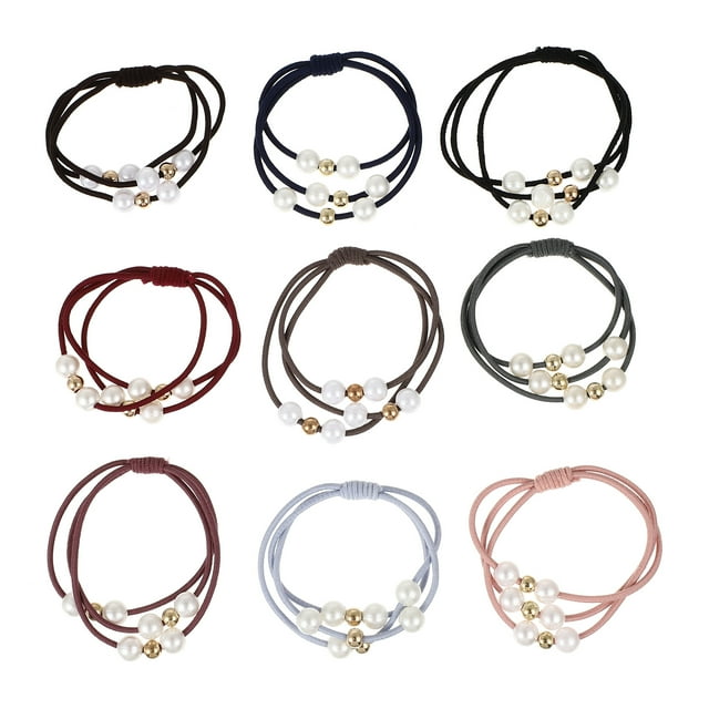 Miangastore 40 Pcs Accessoires pour Cheveux pour Femmes Polyester Maintien Ferme Femmes Couleurs Assorties