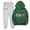 Olive Green, variant on Odeerbi 2-9 Years Toddler Girls Father's Day Outfits Cotton Hoodies Sweatpants Two-piece Set Casual Comfortable Long Sleeve Hooded Sweatshirts Toddler Girls Clothes