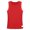 Red, variant on ZDHoor Mens Glossy Smooth Tank Top Stretchy Sleeveless Gym Workout Vest Tops Blue XL