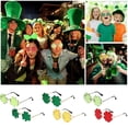 thumbnail image 4 of TIELUTT Lunettes Irlandaises de la Saint-Patrick Lunettes de Soleil Vertes Bracelets de Poignet Pack Varié Chaises de Sport pour Adultes Robe de Soirée pour Femmes Décorations de Fête de Mariage pour Filles Fête d'Anniversaire 8 Ans, 4 of 4