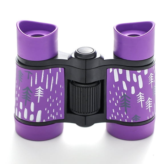 GJX 2026 New Binoculars,Anti-Fall Binoculars,Stretchable Design Vivid Colors Binoculars for Kids,Purple2, for Outdoor Adventures, Nature Exploration, Bird Watching, Camping, Family Trips