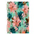 thumbnail image 2 of Wirebound Notebook Hardcover Spiral Notebooks Pink Abstract Floral Patterns, 60 Pages, 80 GSM, 5.7 x 8.3in, 2 of 7