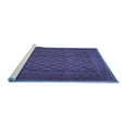 thumbnail image 2 of Ahgly Company Machine Washable Indoor Rectangle Persian Blue Traditional Area Rugs, 4' x 6', 2 of 4