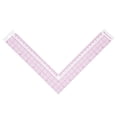 thumbnail image 4 of Herwey Plastic L-Square Shape Ruler French Curve Sewing Measure Professional Tailor Craft Tool, Curve Ruler, Sewing Ruler, 4 of 8