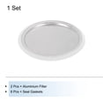 thumbnail image 3 of Uxcell Stovetop Espresso Maker Parts 1 Filter and 6 Silicone Gasket Seals 82x71x5.5mm for 12-Cup Mocha Coffee Maker Pot, 3 of 4