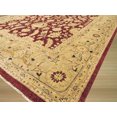 thumbnail image 2 of EORC Red Hand Knotted Wool Traditional Peshawar Rug, 9' x 11'6, 2 of 3