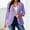Pink, variant on Barn Jackets Trendy Open Front Women's Solid Color Loose 3/4 Sleeve Plus Size Blouses Cardigan Pink 5X