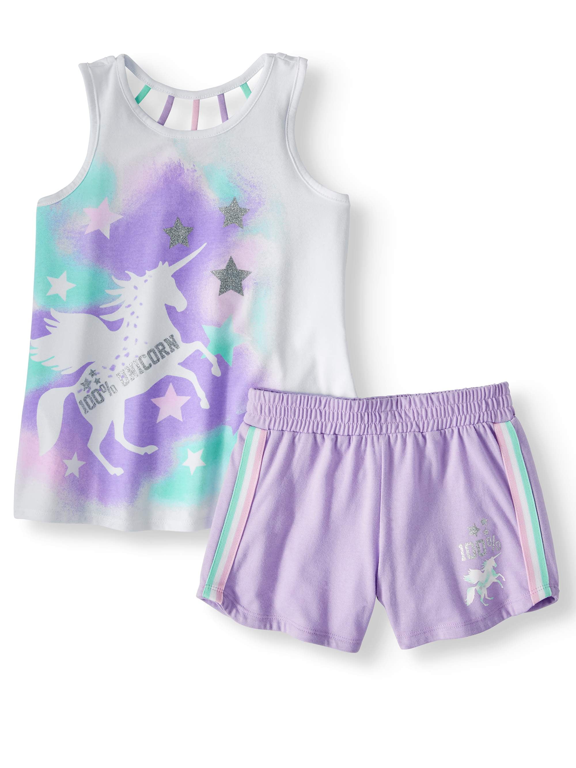 Little Mermaid Girls S//S Top 2pc Scooter Set Size 4 5 6 6X