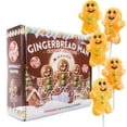 thumbnail image 5 of Gingerbread Man Lollipops, Christmas Party Candy, 24 Count, 10.16 Ounce Box, 5 of 8