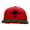 Red, variant on Baseball Field Embroidered Wool Blend Two Tone Cap - Silver OSFM