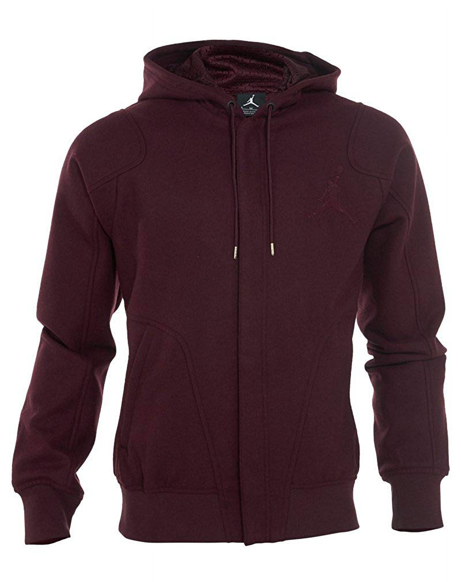jordan hoodie burgundy