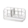 thumbnail image 1 of Soporte de esponja de acero inoxidable 304, organizador multifuncional para fregadero de cocina, bandeja escurridor de platos, jabonera, tabla colgante ajustable Rojo Verde, 1 of 5