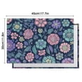 thumbnail image 5 of Pioneer Flower Floral Print Pattern Summer Placemats Table Placemats Set Of 6-Linen Kitchen Washable Placemats Table Mats 12x18 Inch Non-Slip Heat Resistant, 5 of 5