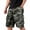 Dark Gray, variant on Zimjoy Mens Cargo Shorts Athletic Lightweight Breathable Casual Gym Work Mens Shorts Drawstring Elastic Waist Bermuda with Zipper Pockets Camouflage L