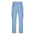 thumbnail image 3 of Akiihool Mens Wide Leg Pants Men’s Casual Trousers Elastic Loose Fit Winter Pants Sky Blue,XXXL, 3 of 5