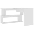 thumbnail image 2 of vidaXL Corner Desk White 200x50x76 cm Engineered Wood, 2 of 4