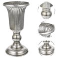 thumbnail image 1 of unbranded Florero De Metal Plateado Para De Hogar Con Estilo Vintage Y Simple, 1 of 7