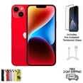 thumbnail image 1 of Pre-Owned Unlocked for All Carriers Apple iPhone 14 Cell Phone 128GB 6GB RAM 3279 mAh Red, 1 of 5