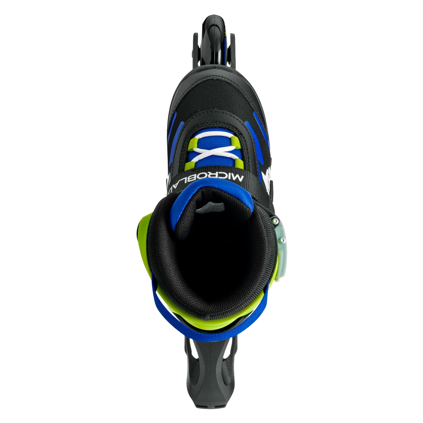 ROLLERBLADE Kids' Microblade Skates, Color: Black/Blue, Size: 2-5