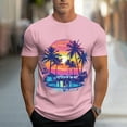 thumbnail image 5 of Fmbrln Mens Hawaiian Graphic Tees Summer Crew Neck Short Sleeve Sports T-Shirts Beach Casual Tops, 5 of 5