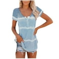 thumbnail image 2 of Women Shirt Short Sleeve Casual Stylish Top Shirts, 2 of 2
