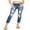 Med Denim, variant on Machine Jeans Women's Juniors Mid Waist Distressed Skinny Jeans  (Med Denim, 1)