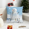 thumbnail image 2 of geerera 18"X18" Christmas Pillow Covers Decoration Holiday Decor Throw Pillow Cases for Sofa Couch Christmas Office Bedroom Decorations, 2 of 6