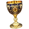 thumbnail image 4 of kurtrusly 30ml Mini Gobelet Style Vintage Métal Vin Réutilisable Médiéval Incassable Style D, 4 of 6