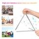 thumbnail image 2 of Campana de triángulo Triángulo de campana triangular de 10 pulgadas con mazo de metal. idiófono. percusión de acero. niños pequeños. ritmo de aprendizaje. educación temprana. instrumento musical. perc Maboto  Campana de triángulo, 2 of 6