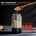 thumbnail image 5 of Electric Salt and Pepper Grinder Set Automatic Battery Pepper Mill Shakers Adjustable Coarseness Easy Filling Upgraded Larger Capacity with Led (2 Pack Black/Black）, 5 of 9