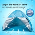 thumbnail image 4 of iCorer Extra Large Pop Up 3-Person Beach Tent, Light Blue, 4 of 7