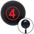 thumbnail image 1 of American Shifter  Red Ball No.4 Black Metal Flake Shift Knob with M16 x 1.5 Insert Shifter Auto Manual, 1 of 1