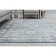thumbnail image 4 of Harper HY60I Silvery Moon Abstract Vintage Gray Area Rug, 2'6" x 4', 4 of 5