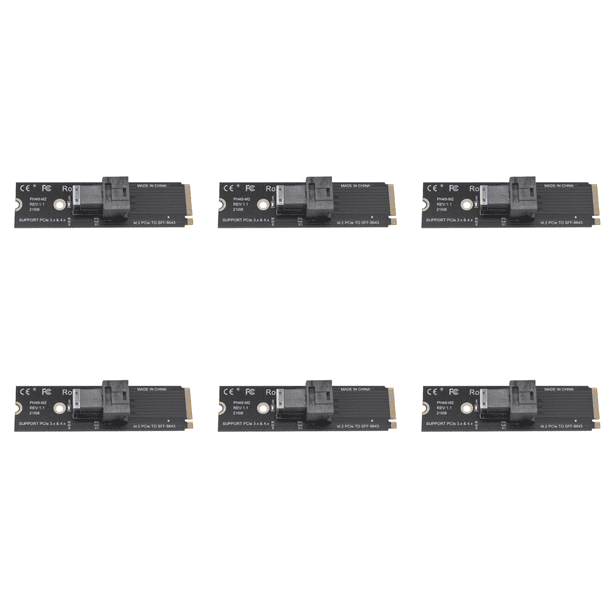 Tarjeta Convertidora M.2 NVME A U.2 Mkey PCIeX4 PCIe SFF8643 (horizontal)