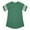 Green, variant on Fashion Short Sleeve T Shirt for Women Casual Round Neck Trendy Striped Color-block Tops