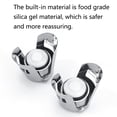 thumbnail image 5 of TOP-MAX 2PCS Wine Bottle Stopper Stainless Steels Wine Stoppers with Silicone Reusable Wine Saver Sealer Wine Corks (Silver), 5 of 8