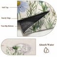 thumbnail image 6 of Spring Floral Area Rug 5x8 FT, Non Slip Bedroom Throw Carpet, Wildflowers Herbs Summer Botanical Vintage Washable Soft Floor Carpet Non-Shedding Rug for Living Room Nursery Dorm Office, 6 of 9